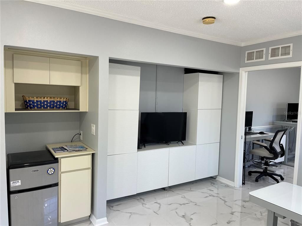 Home Office, Interior, Marble