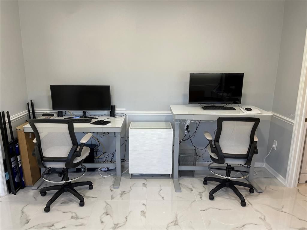 Home Office, Interior, Marble