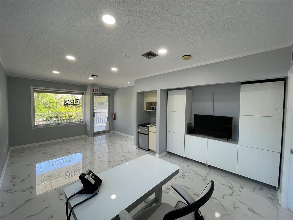 Interior, Marble, Recessed Lighting