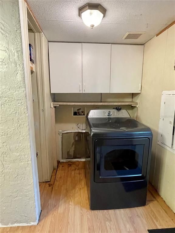 Interior, Washer, Wood Texture Flooring