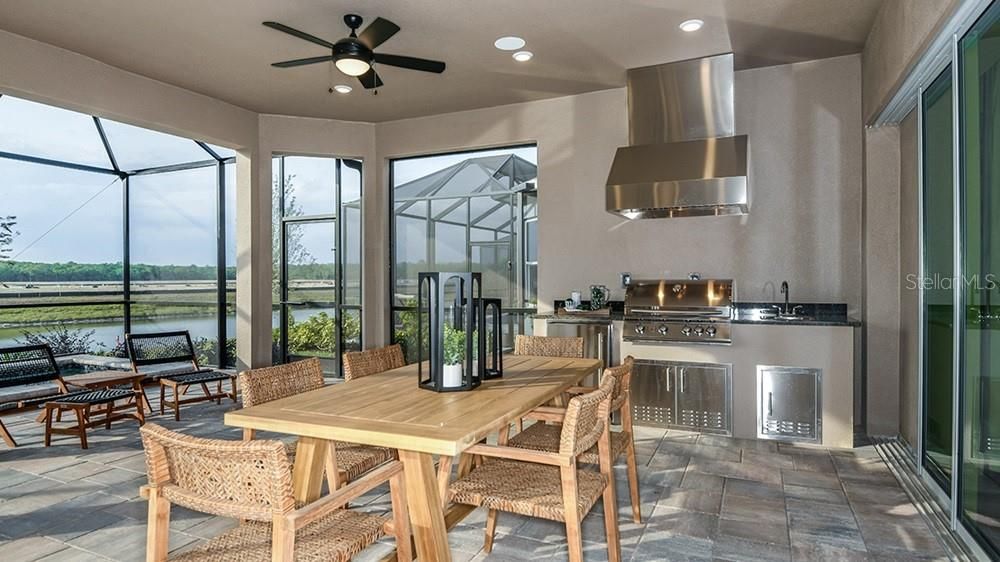 Dining room, Glass Ceilings, Interior, Recessed Lighting, Sun Room, Water