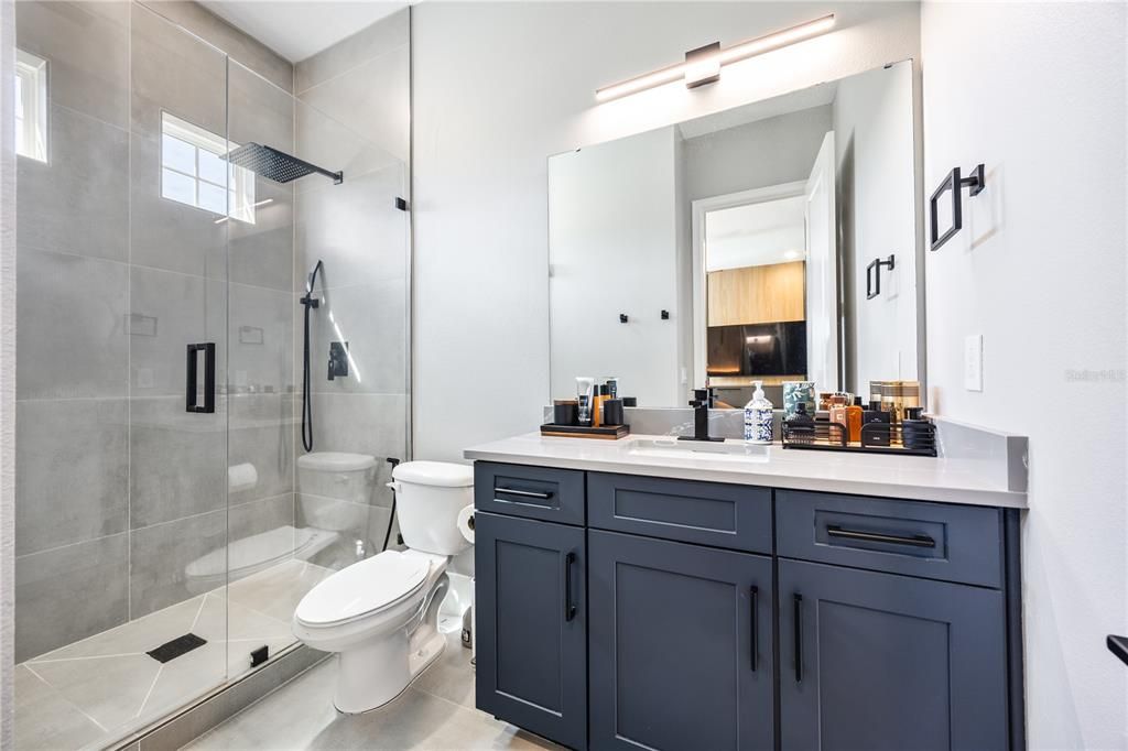 Bathroom, Glass Shower, Interior