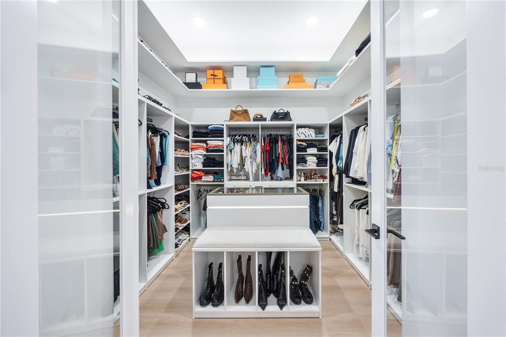 Interior, Recessed Lighting, Walk-in Closets, Wood Texture Flooring