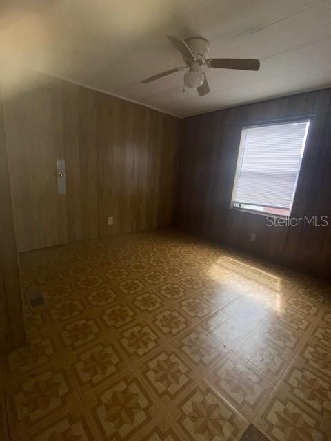 Empty room, Interior, Wooden Walls