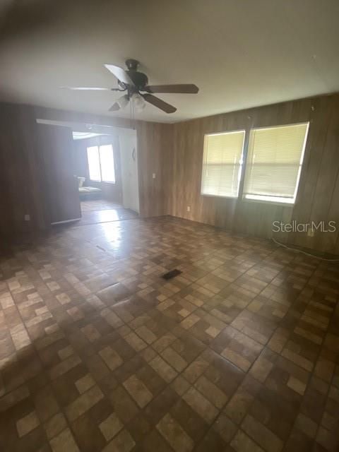 Empty room, Interior, Wooden Walls