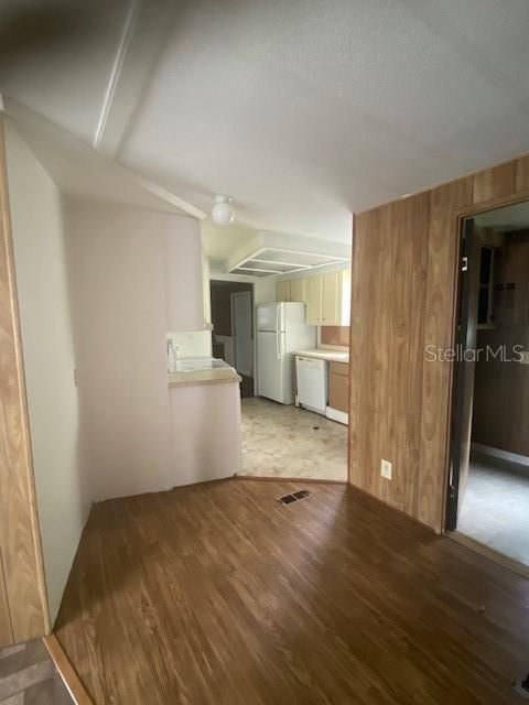Empty room, Interior, Kitchen, Wood Texture Flooring