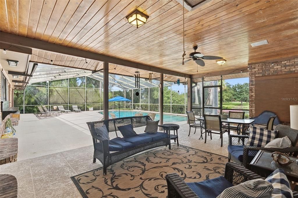 Dining room, Glass Ceilings, Interior, Pool, Sun Room, Wooden Ceilings