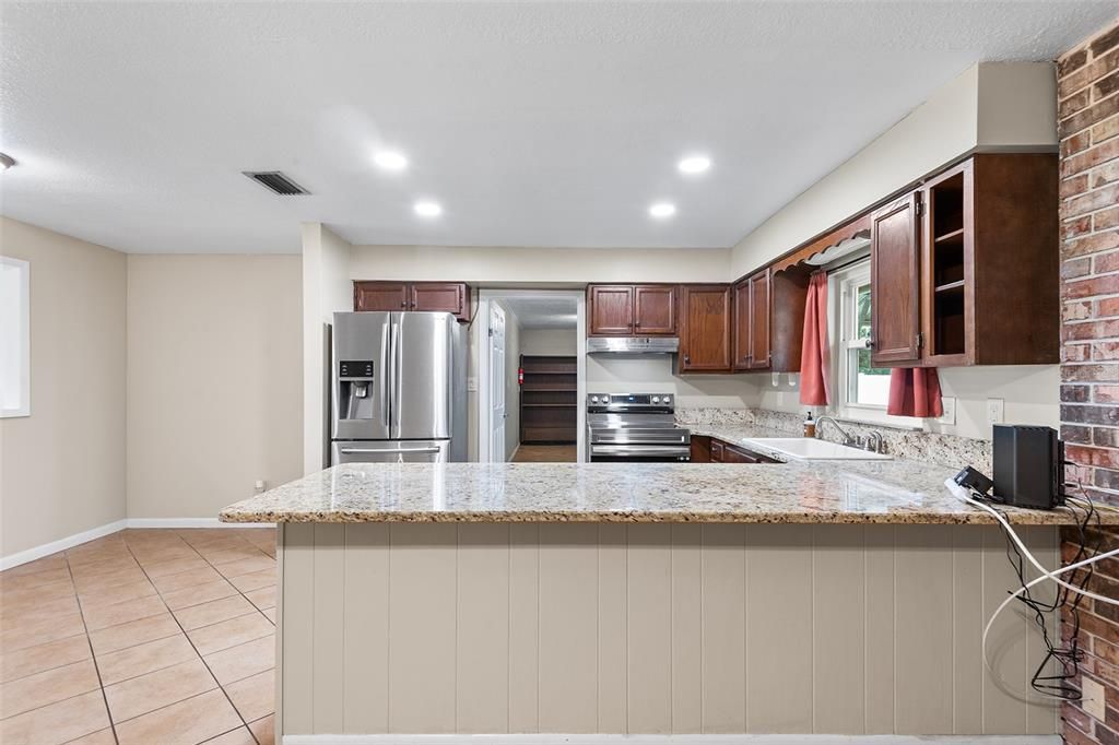 Interior, Kitchen, Recessed Lighting, Stainless Steel Appliances