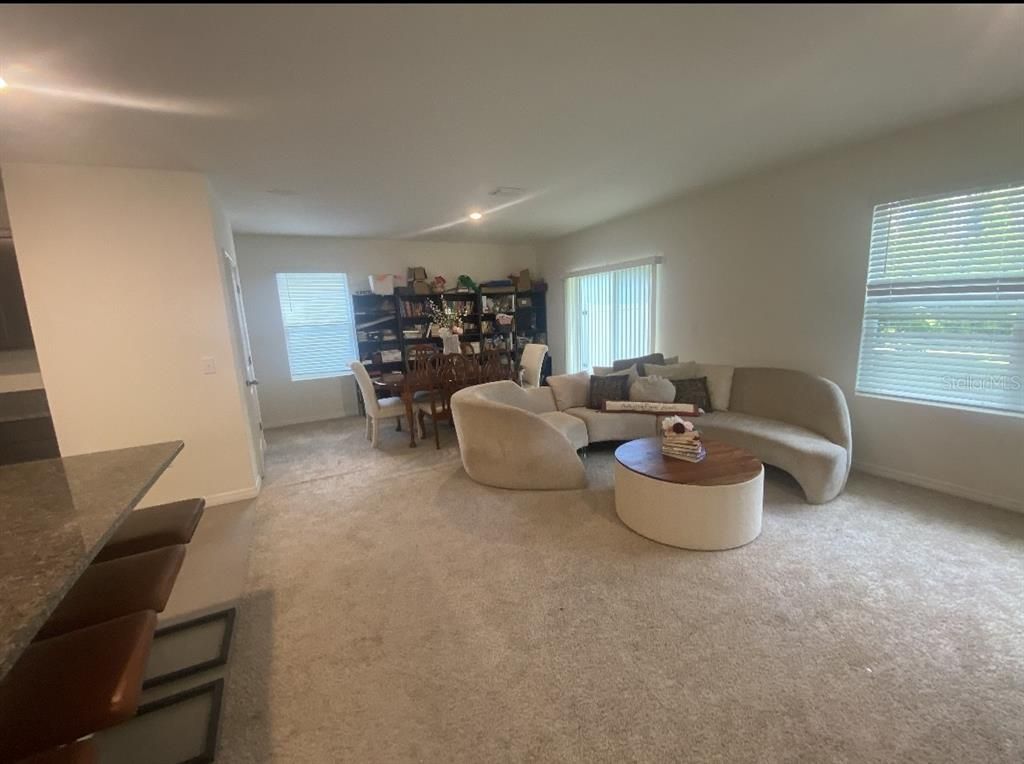 Dining room, Interior, Living room, Recessed Lighting