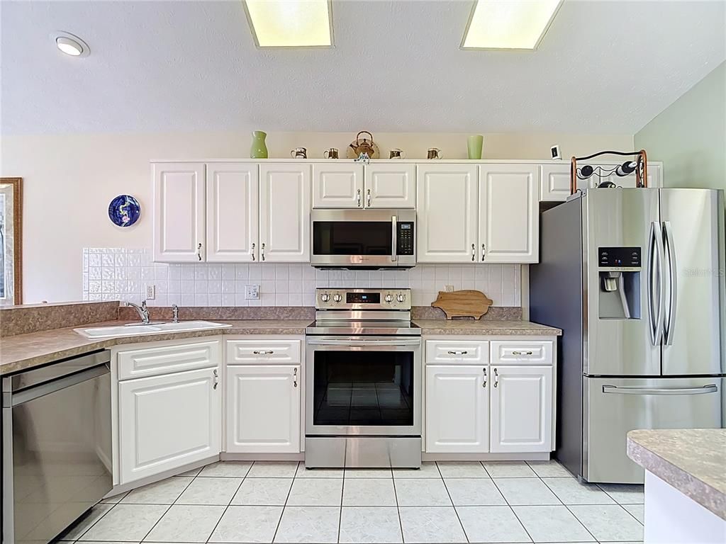 Interior, Kitchen, Recessed Lighting, Stainless Steel Appliances