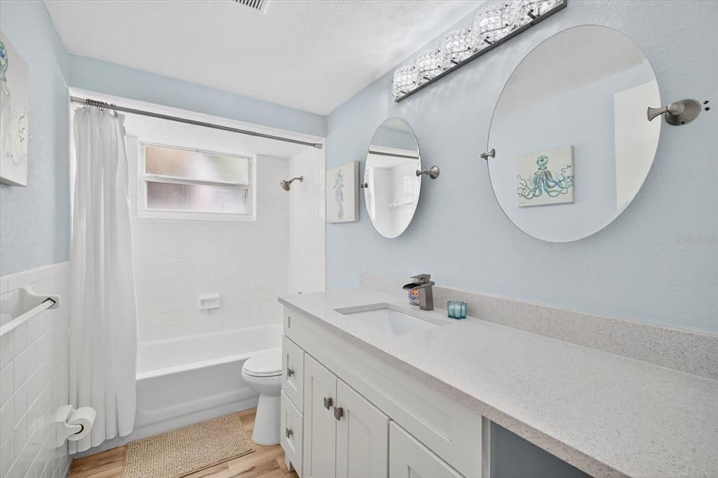 Bathroom, Interior, Wood Texture Flooring