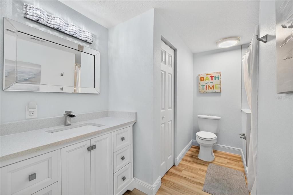 Bathroom, Interior, Wood Texture Flooring