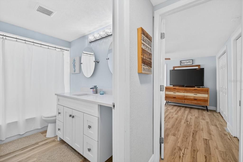Bathroom, Interior, Wood Texture Flooring