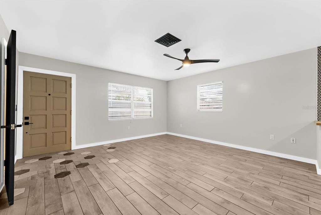 Empty room, Interior, Wood Texture Flooring