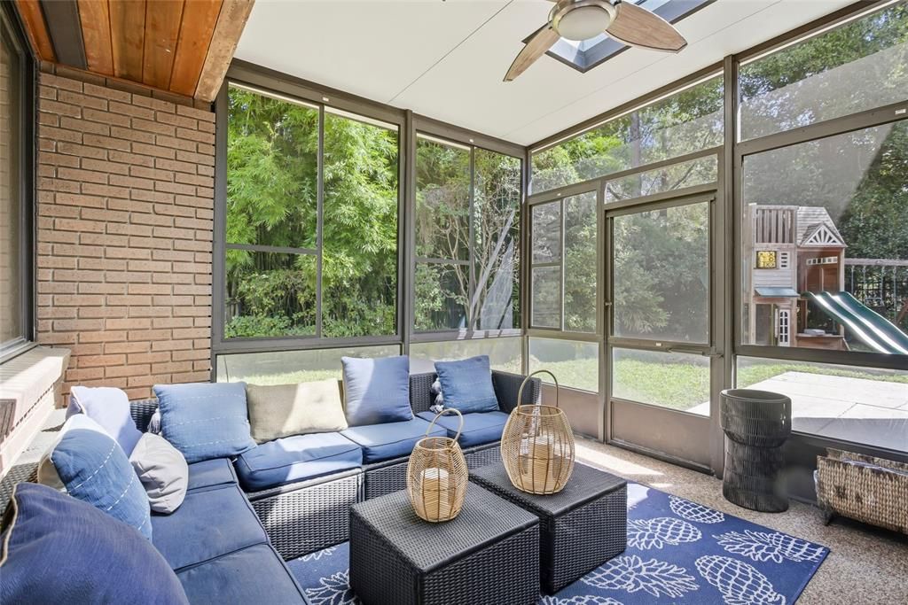 Interior, Living room, Stone Walls, Sun Room