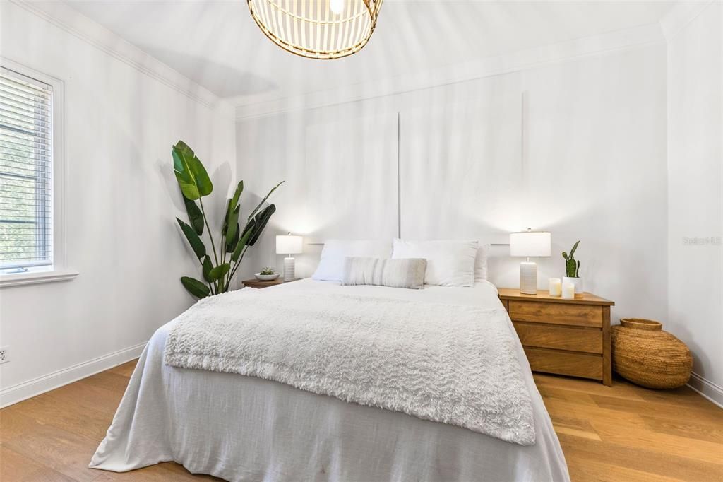 Bedroom, Interior, Wood Texture Flooring