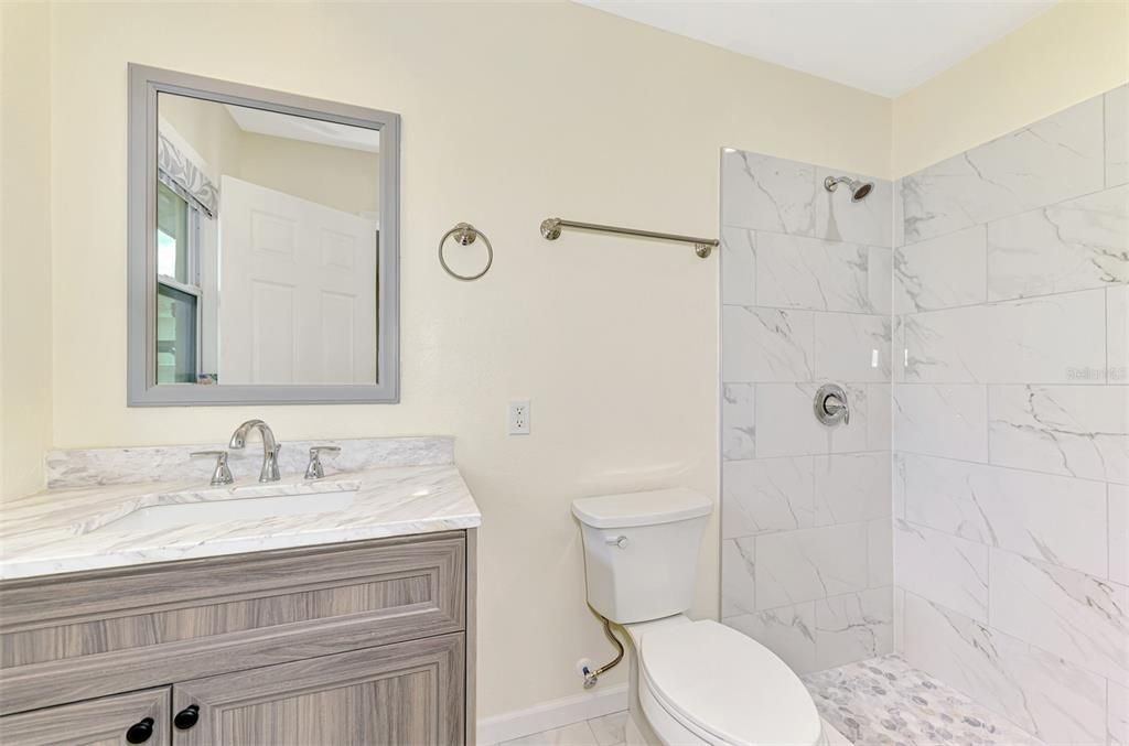 Bathroom, Interior, Marble Walls