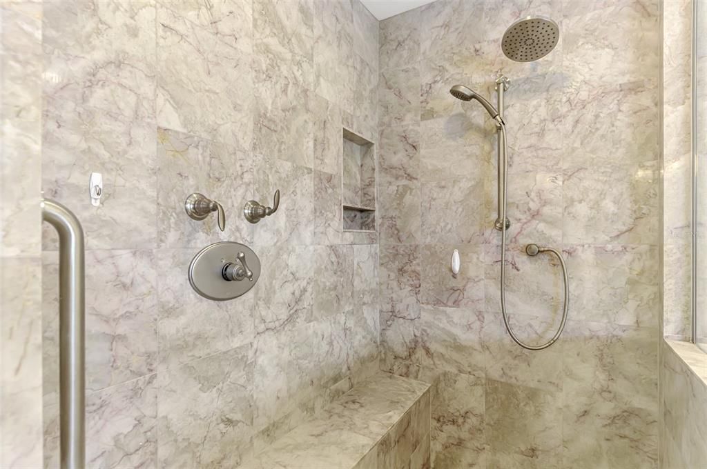 Bathroom, Interior, Marble Walls