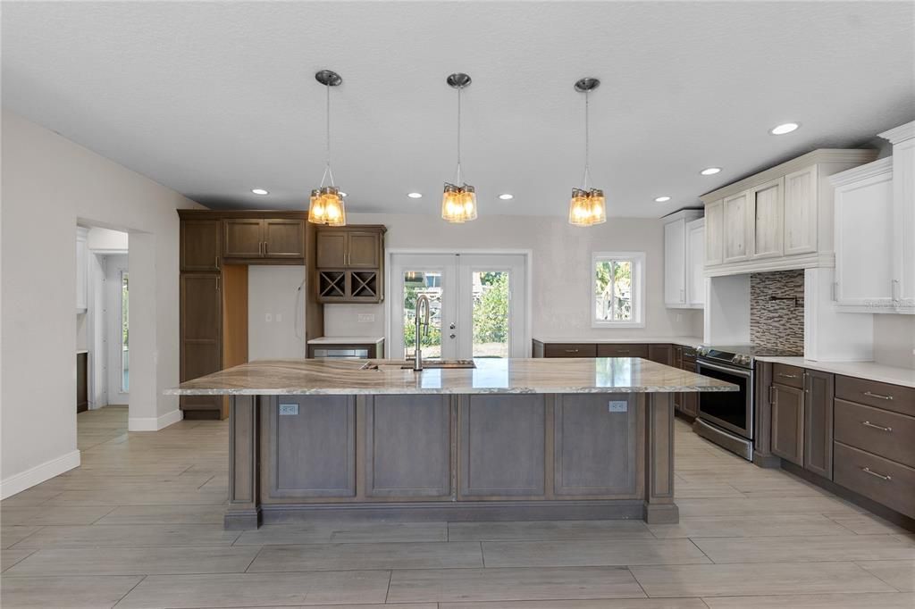 Interior, Kitchen, Pendant Lights, Recessed Lighting