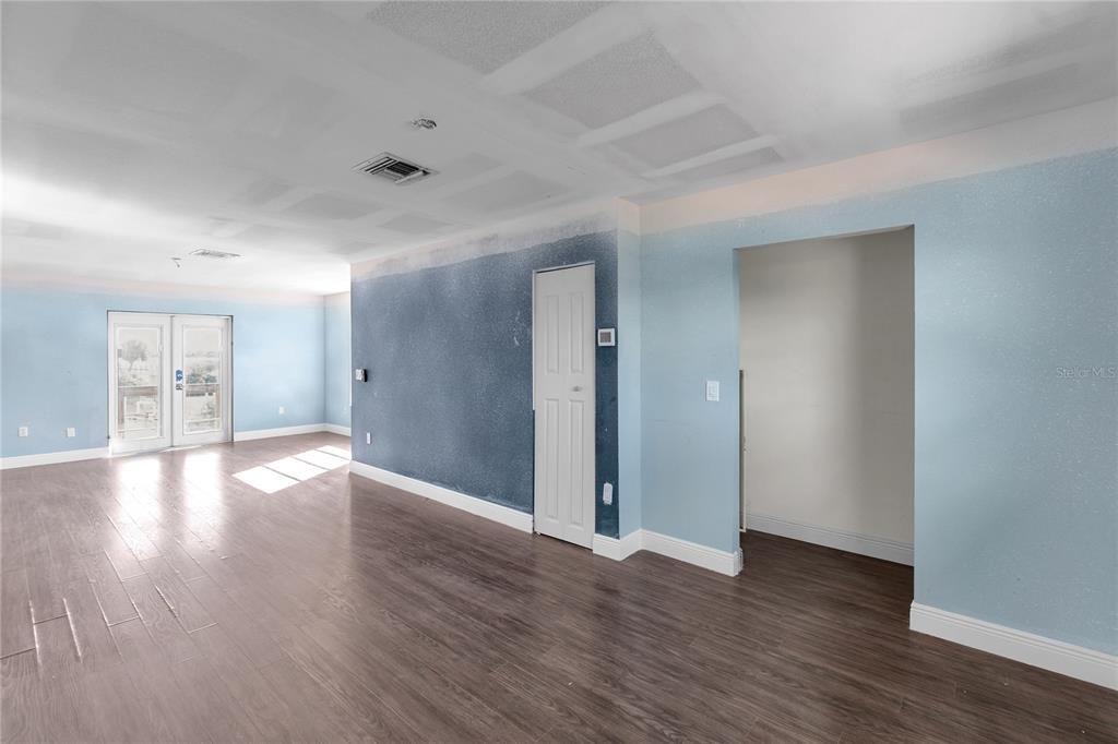 Empty room, Interior, Wood Texture Flooring