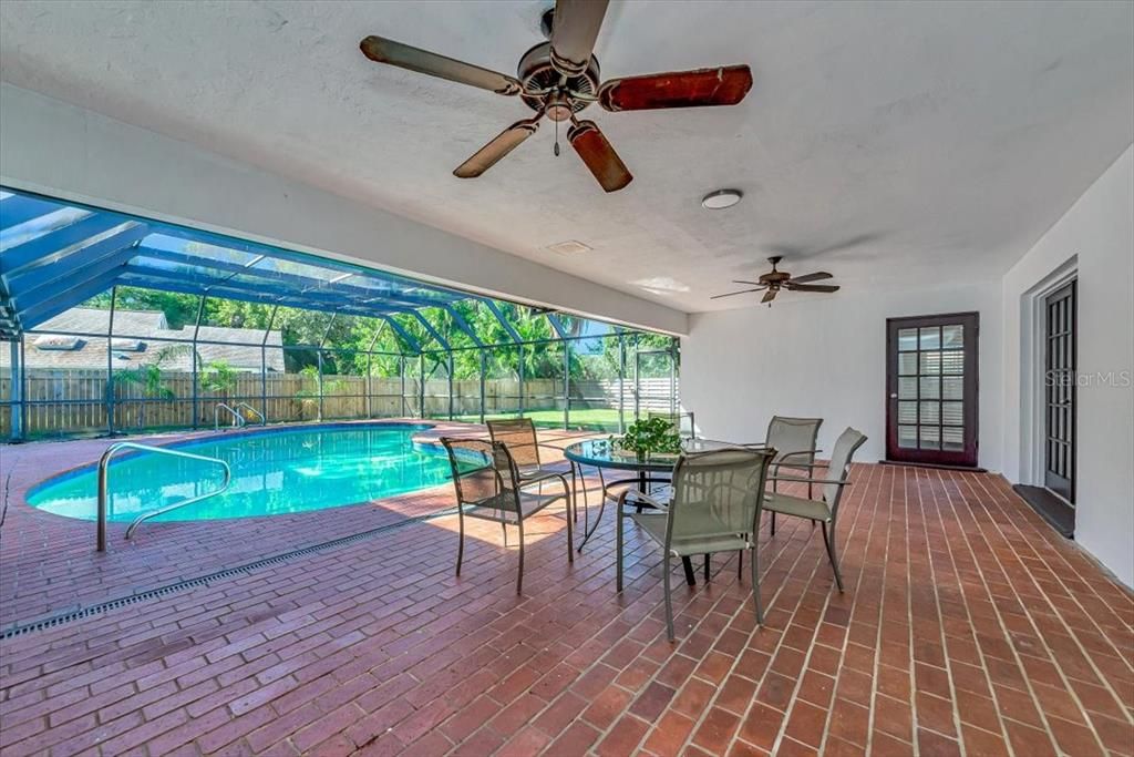 Dining room, Glass Ceilings, Interior, Pool, Sun Room