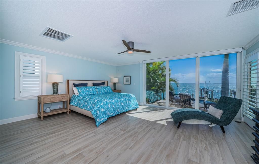Bedroom, Interior, Water, Wood Texture Flooring
