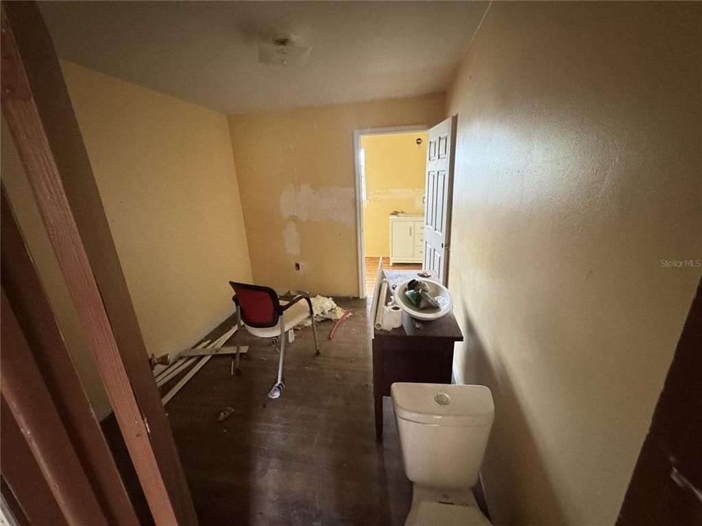 Bathroom, Interior, Wood Texture Flooring