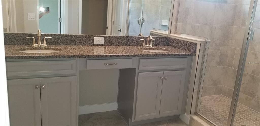 Bathroom, Dual Sink Vanities, Glass Shower, Interior