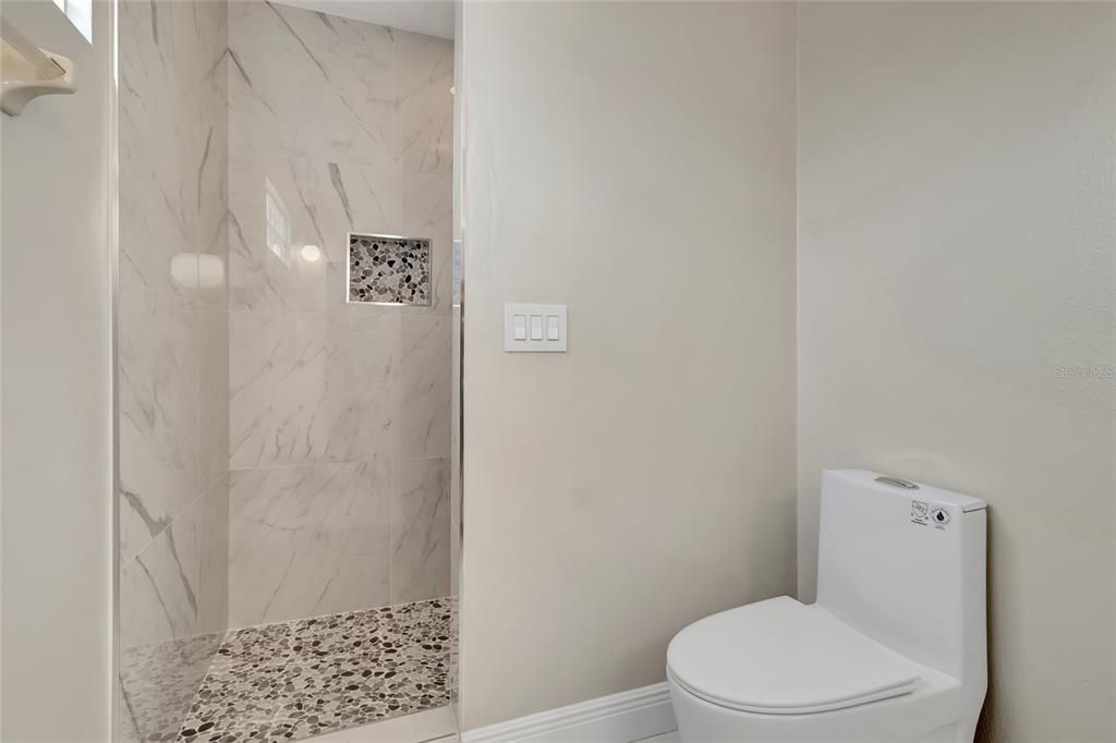 Bathroom, Interior, Marble Walls