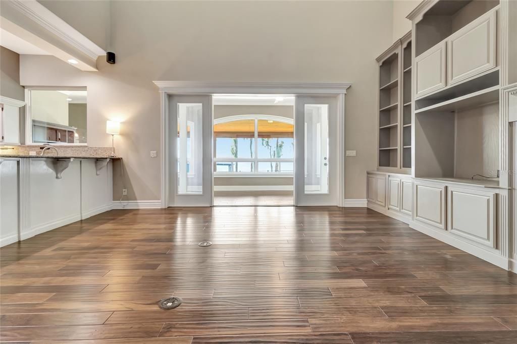 Empty room, Interior, Wood Texture Flooring