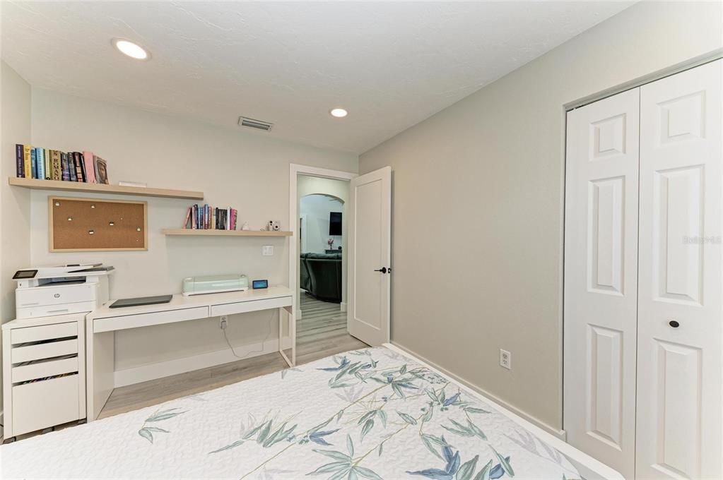 Home Office, Interior, Recessed Lighting