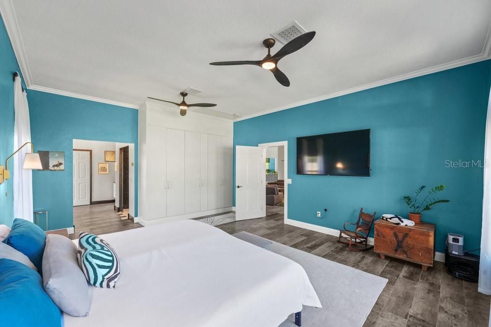 Bedroom, Interior, Wood Texture Flooring