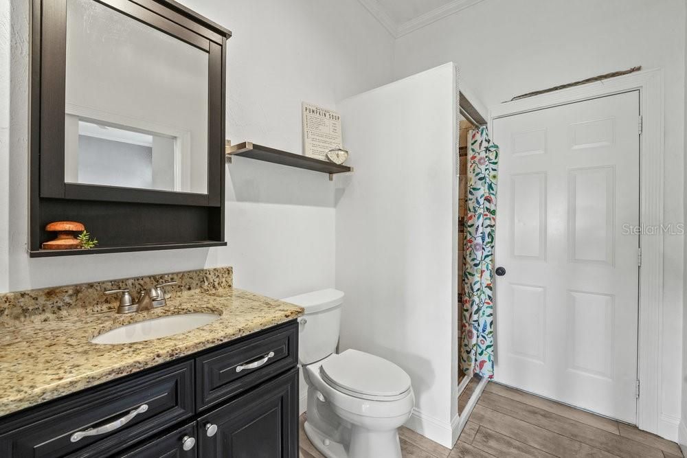 Bathroom, Interior, Wood Texture Flooring