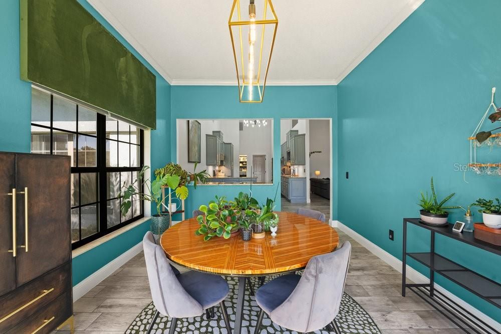 Dining room, Interior, Wood Texture Flooring