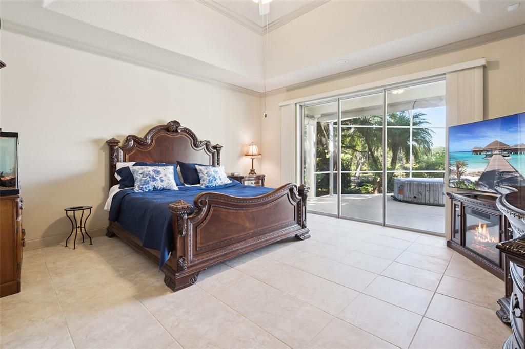 Bedroom, Fireplace, Interior, Water