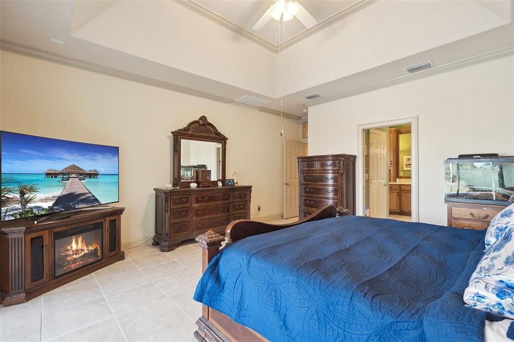 Bedroom, Fireplace, Interior, Water