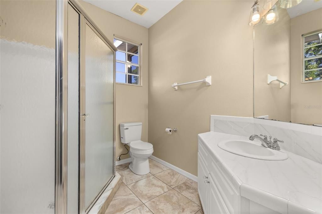 Bathroom, Glass Shower, Interior