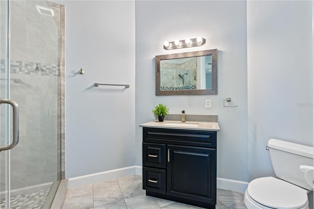 Bathroom, Glass Shower, Interior