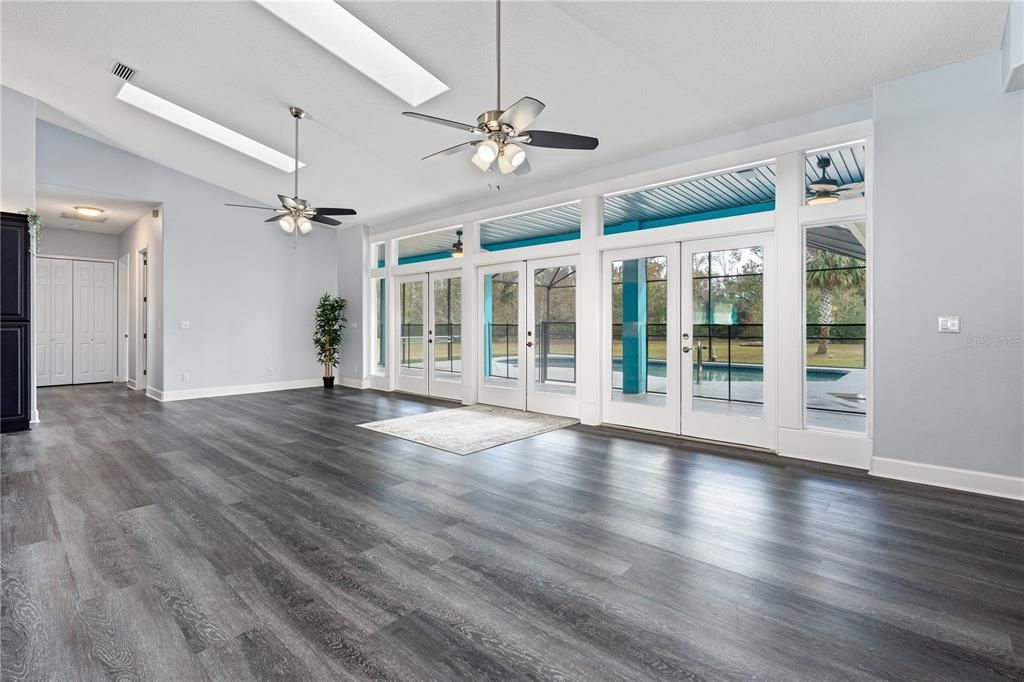 Empty room, Interior, Wood Texture Flooring