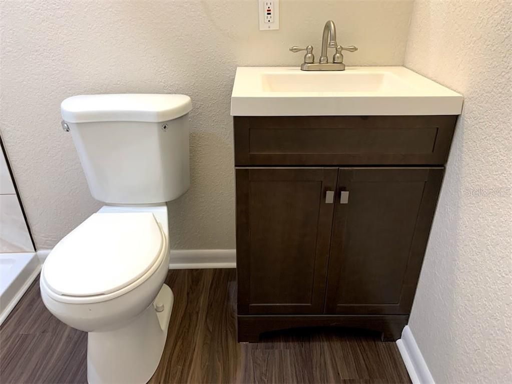 Bathroom, Interior, Wood Texture Flooring