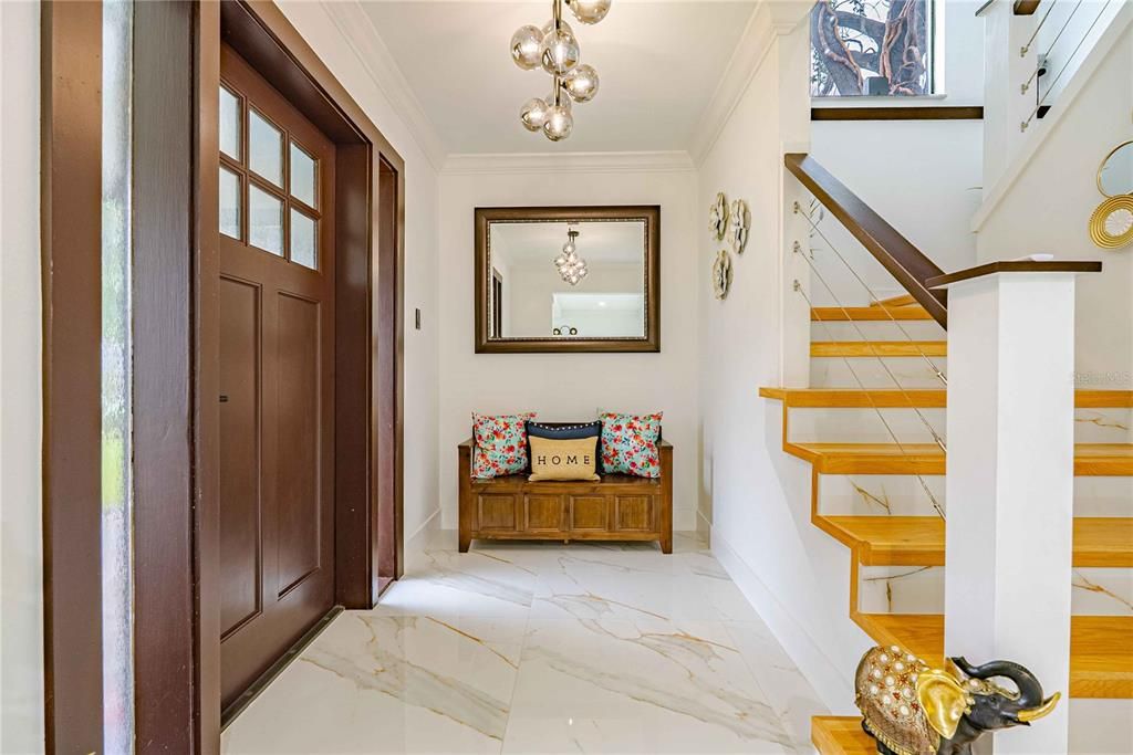 Interior, Marble, Pendant Lights