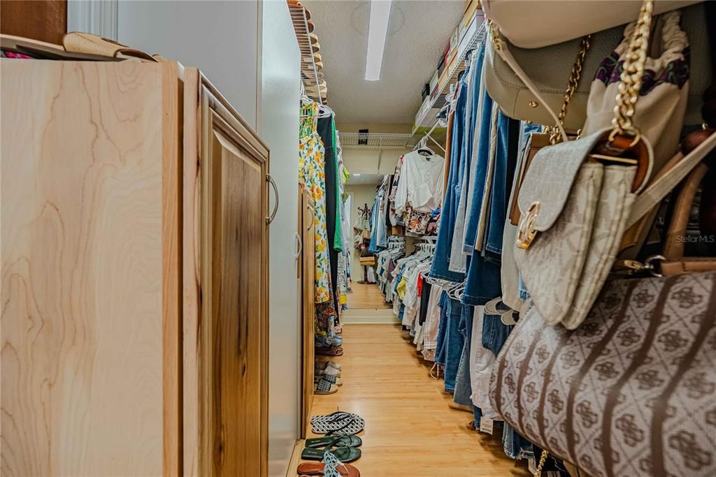 Interior, Walk-in Closets, Wood Texture Flooring