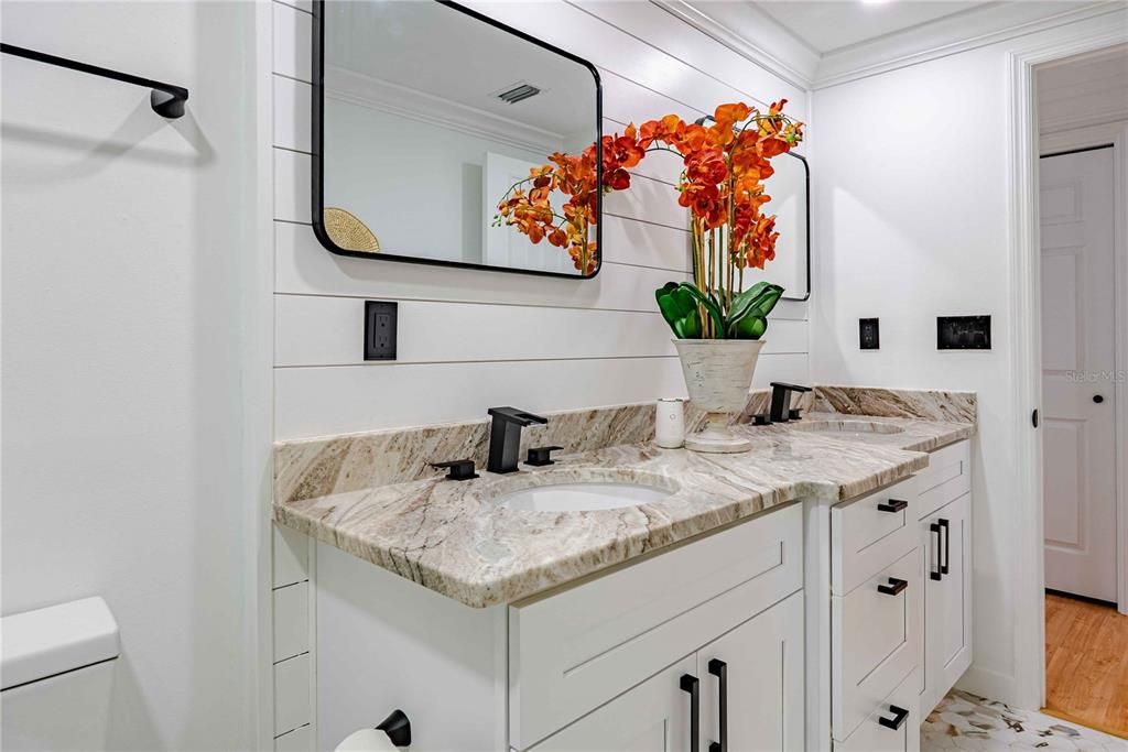 Bathroom, Interior, Wood Texture Flooring