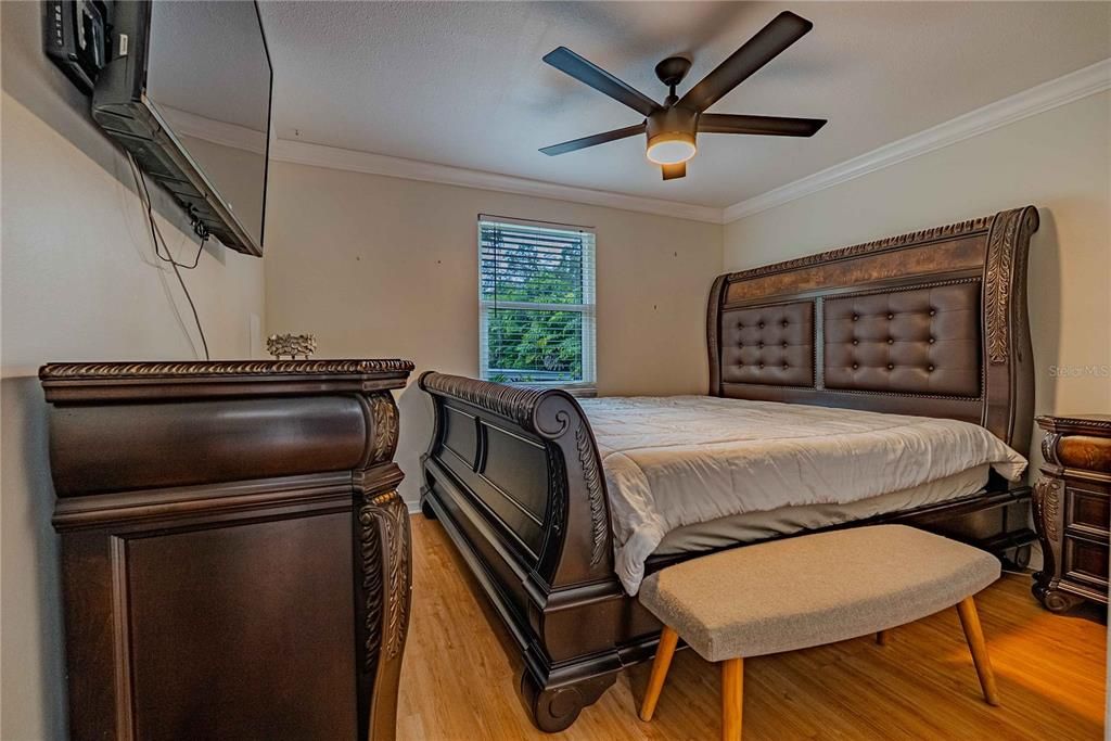 Bedroom, Interior, Wood Texture Flooring