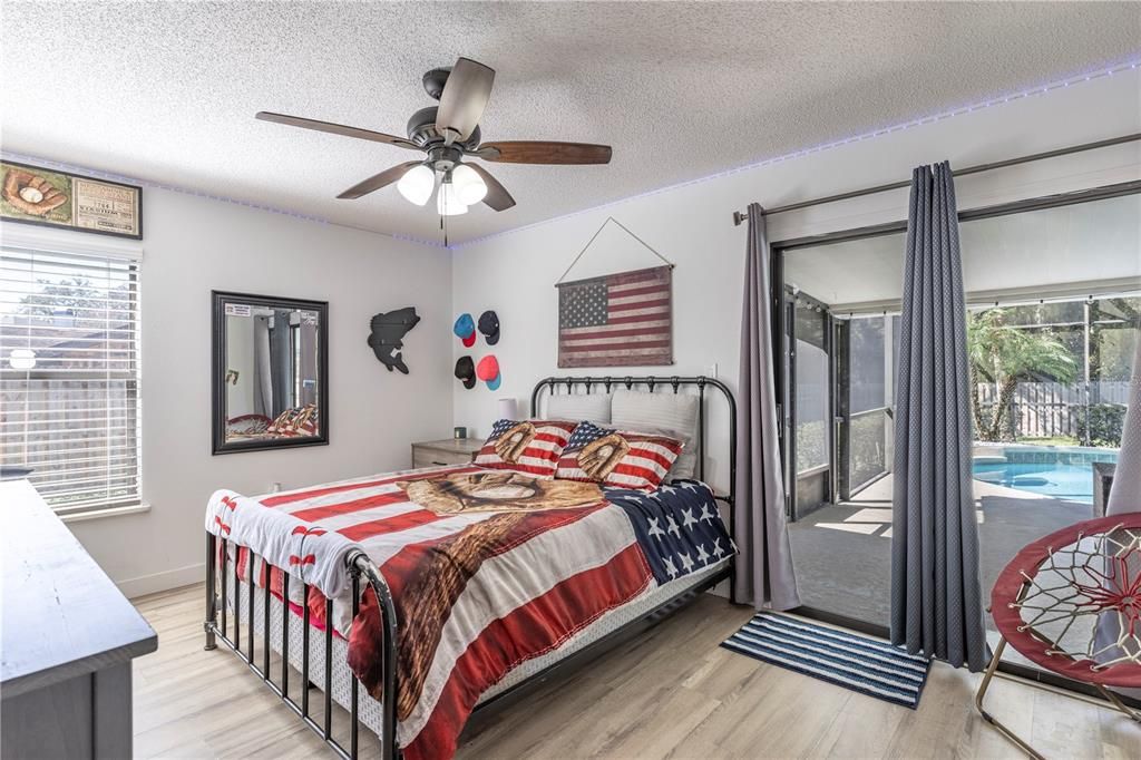 Bedroom, Interior, Wood Texture Flooring