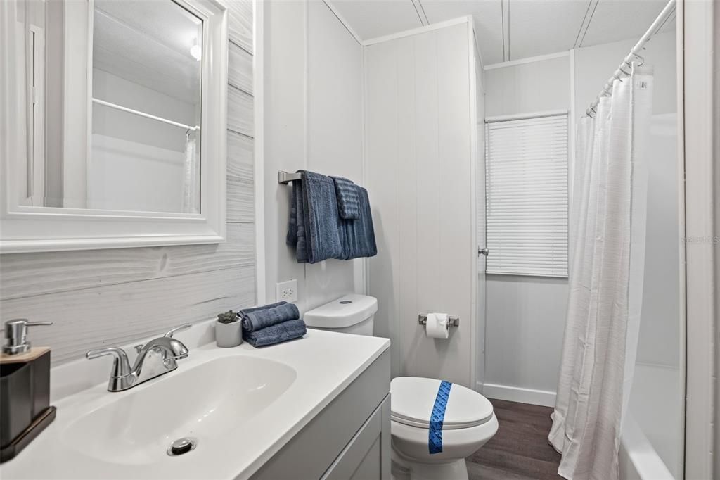 Bathroom, Interior, Wood Texture Flooring