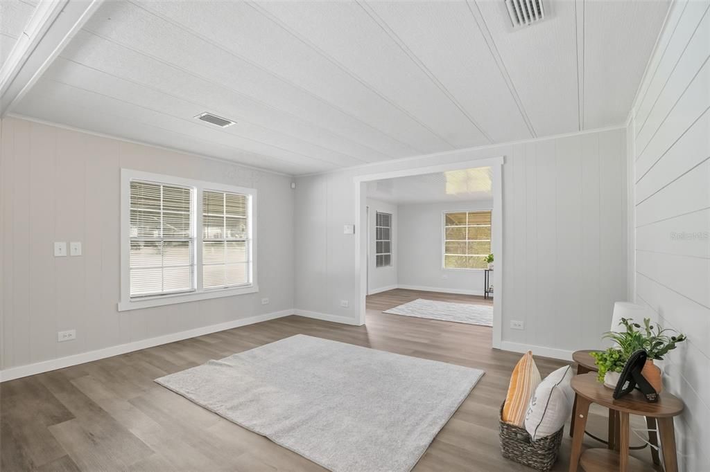 Empty room, Interior, Wood Texture Flooring