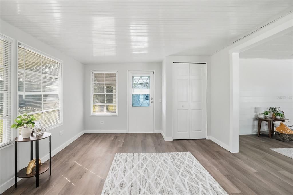 Empty room, Interior, Wood Texture Flooring