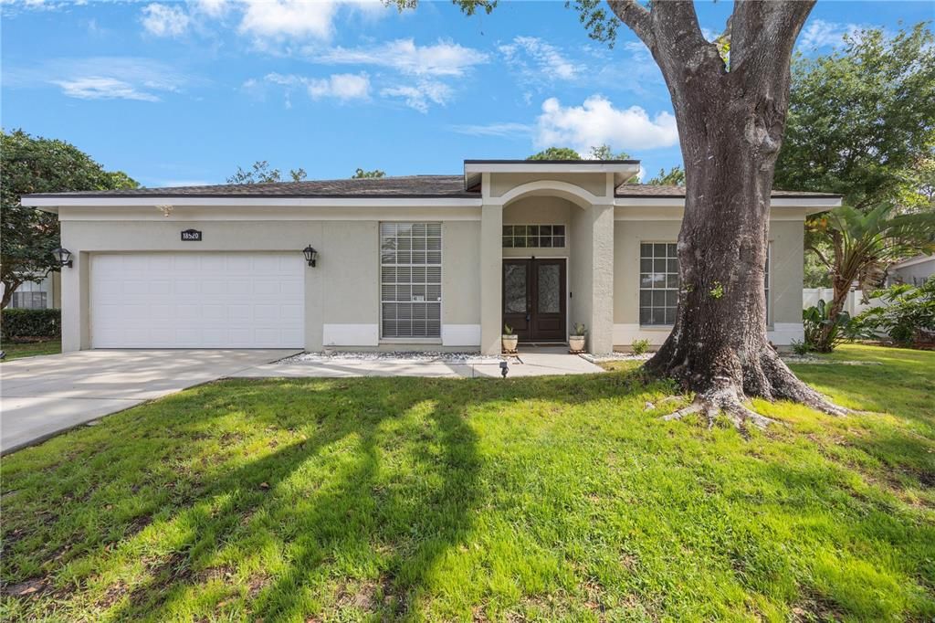 Attached, Backyard, Exterior, Facade, Ranch