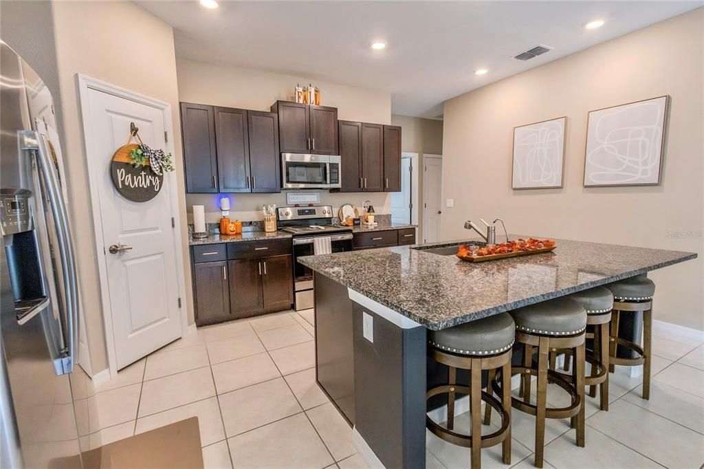 Interior, Kitchen, Recessed Lighting, Stainless Steel Appliances